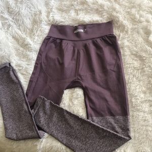 Purple gymshark leggings